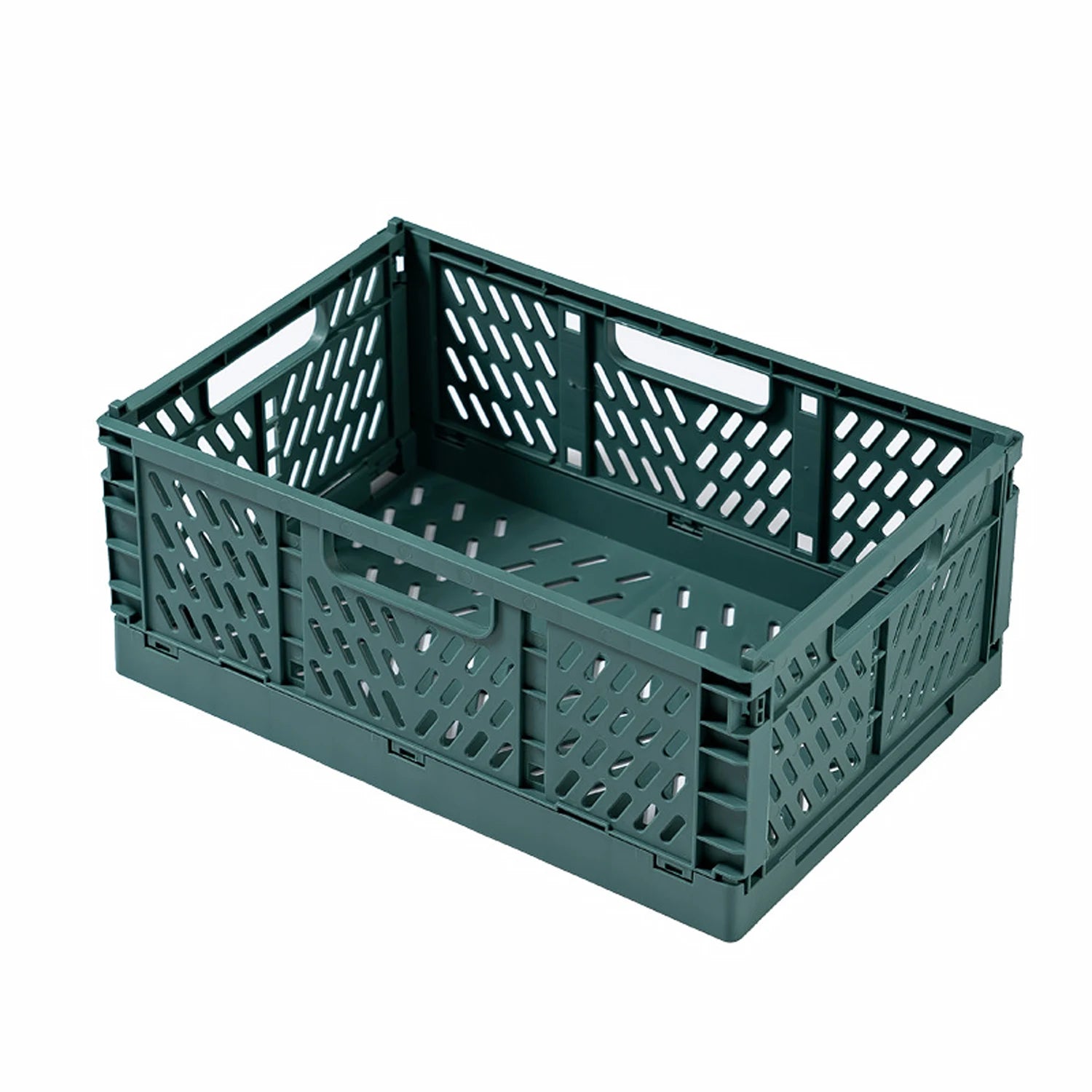 New Arrival Foldable plastic storage basket, desktop stackable storage basket, snack storage box, living room storage box