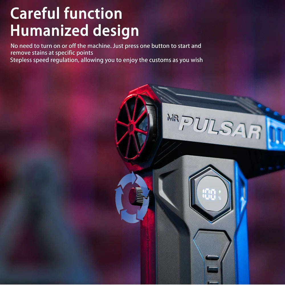 New Turbo Jet Blower 990000RPM Outdoor Powerful Air Blower Brushless Motor Turbo Fan Wind Speed 75m/s 10000mAh Thrust PC Tool