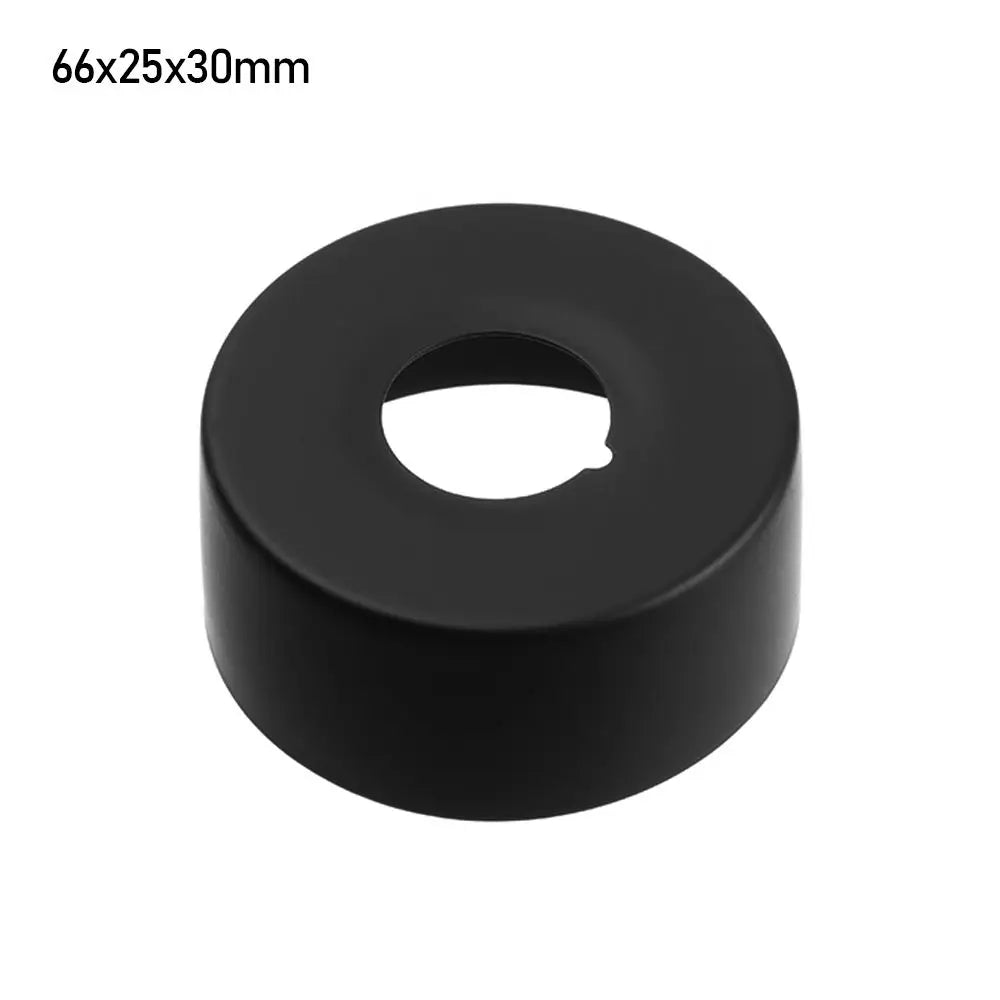 Black Shower Faucet Decorative Cover Stainless Steel Water Pipe Wall Covers Heat Resistant Durable Bathroom Kitchen Accessories