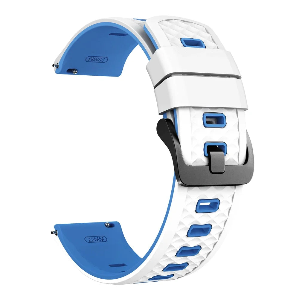 22mm Sport Slicone Strap For OnePlus Watch 3 2 2R 46mm Soft Bracelet For OPPO Watch X X2 4 Pro/Mi Watch 2 Pro S4 S3 S1 Watchband