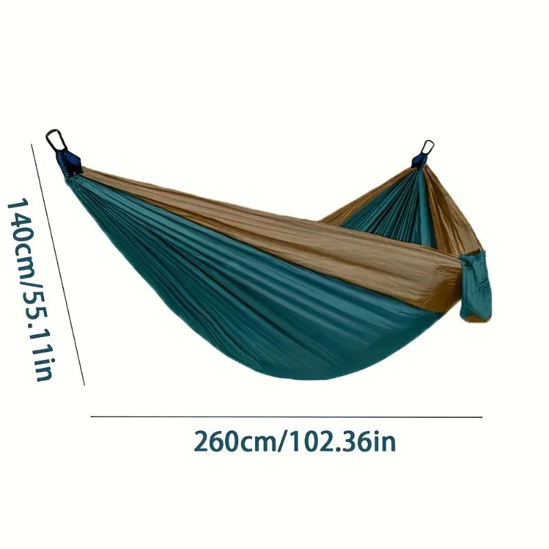 Hamaca portátil para acampar al aire libre, adecuada para mochilero, playa, patio trasero,  senderismo, todas las estaciones.