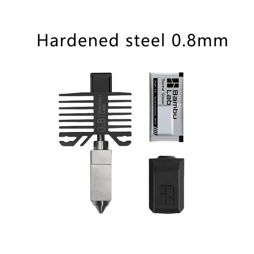 Original Complete Hotend Assembly Hotend For Bambu Lab X1 X1C P1P P1S with Fan with Nozzle Complete Bamboo Lab X1 Carbon