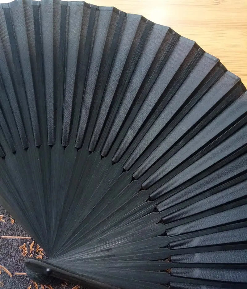 Black Hand Fan Vintage Folding Fans Wedding Party Favor Supplies Dance Home Party Folding Decorative Fans