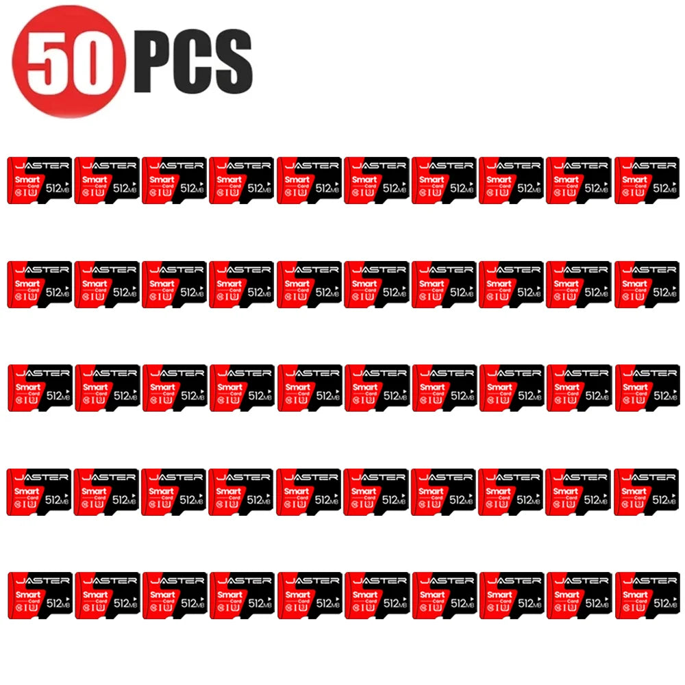 50PCS TF Card Black SD Card 512MB Memoria Flash Drive 256MB Mini Memory Card 128MB Business Gift Storage Devices 64MB for Laptop
