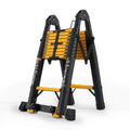 20.3 FT Telescoping A Frame Ladder, 10 Step, ANSI Certified, Type I Heavy Duty, 330lbs Max Capacity, Aluminum, Customized