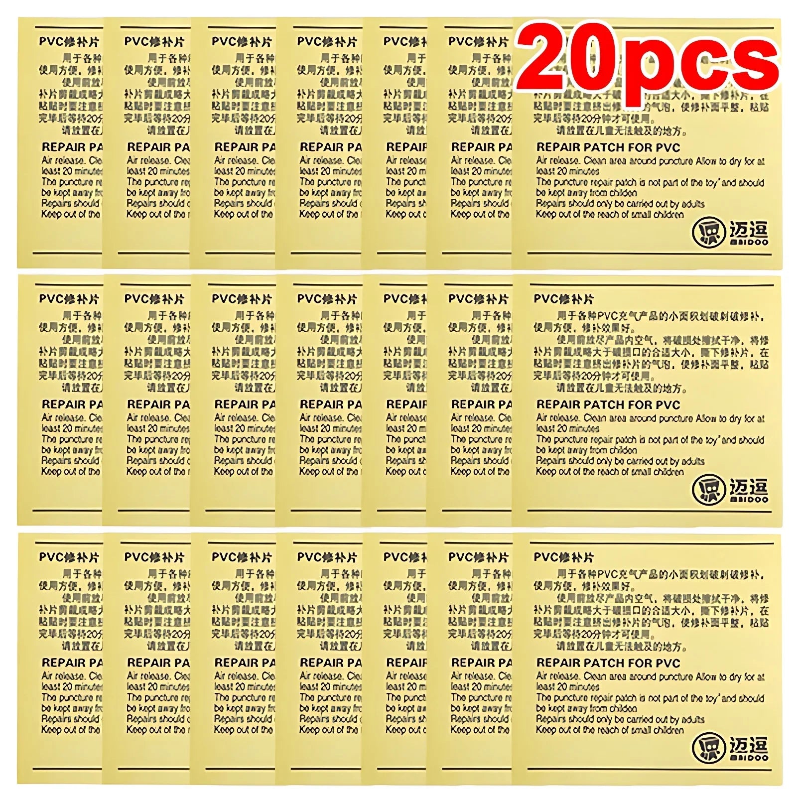 5/10/20pcs Waterproof Transparent Cloth Patches Outdoor Tent  Repair Tape PVC Self Adhesive Nylon Sticker for Repair Patch Tool