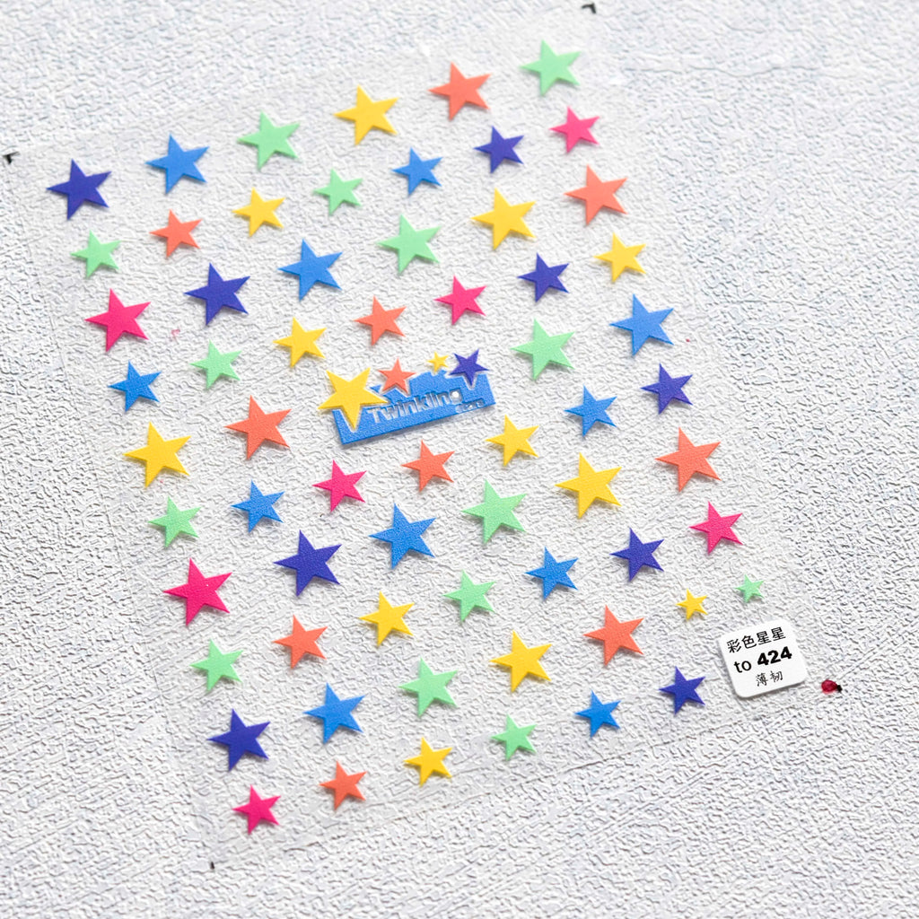 Red Butterfly 5D Nail Sticker Nail Art Decoration Spring Flowers Nail Art Decal Relief Sticker Press on Nails