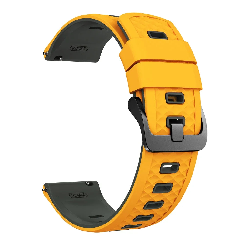 22mm Sport Slicone Strap For OnePlus Watch 3 2 2R 46mm Soft Bracelet For OPPO Watch X X2 4 Pro/Mi Watch 2 Pro S4 S3 S1 Watchband