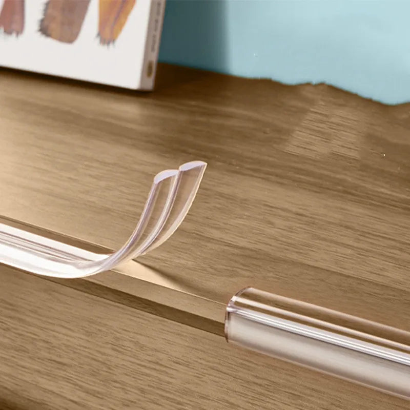 1-5M Table Edge Guard Furniture Corner Protector Strip Self Adhesive Transparent Kids Collision Proof Soft Bumper Baby Safety