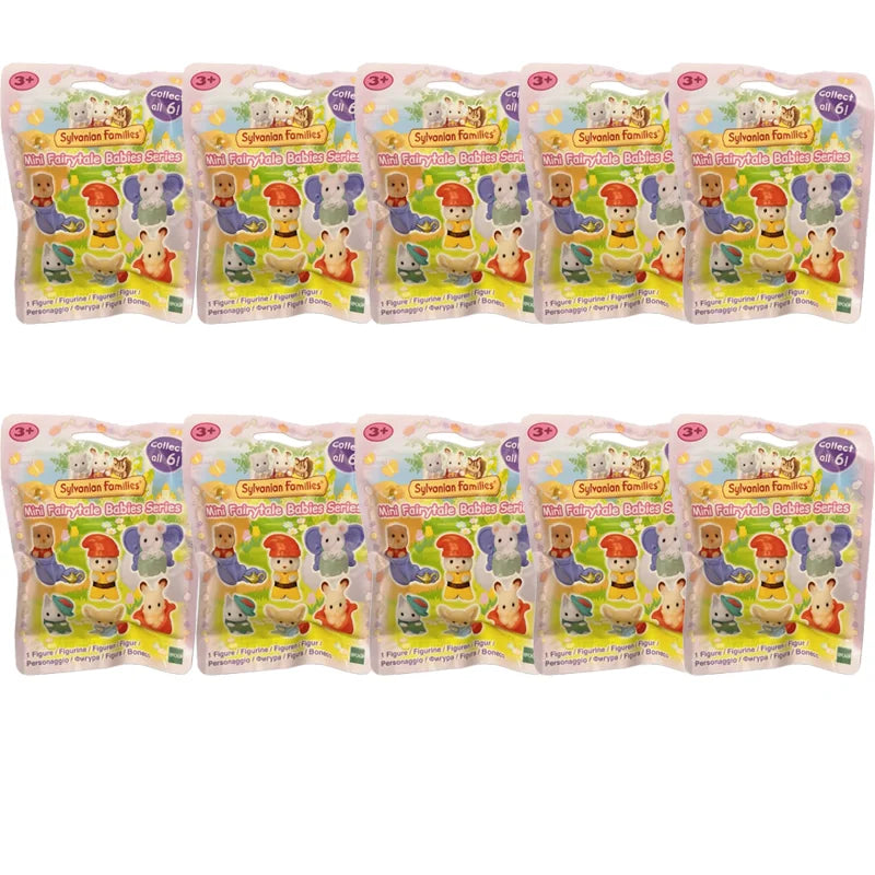 in stock Sylvanian Families Toys Girl Toy Kitchens Mini Baby Party Blind Bags Dolls for Girls Miniature Food Children's Kitchen