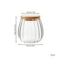 sealed glass jar with spoon and lid Clear Spice jar Small food storage container Sugar jar Tea jar Kitchen coffee jar
