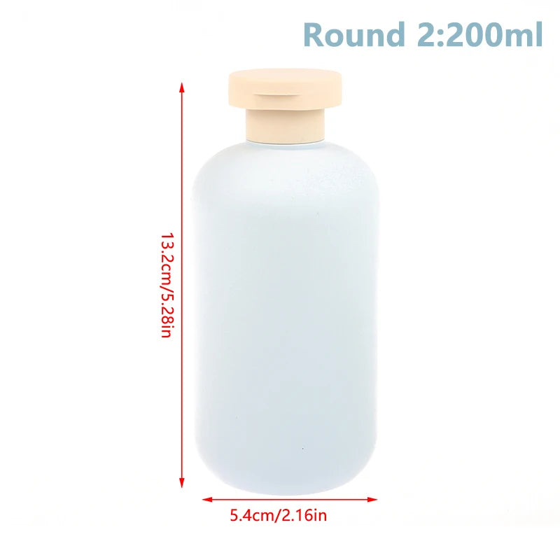 100ML-500ML Foaming Soap Dispensers Refillable Bottles Flip Lotion Bottles Avocado Green Plastic Shampoo Shower Gel