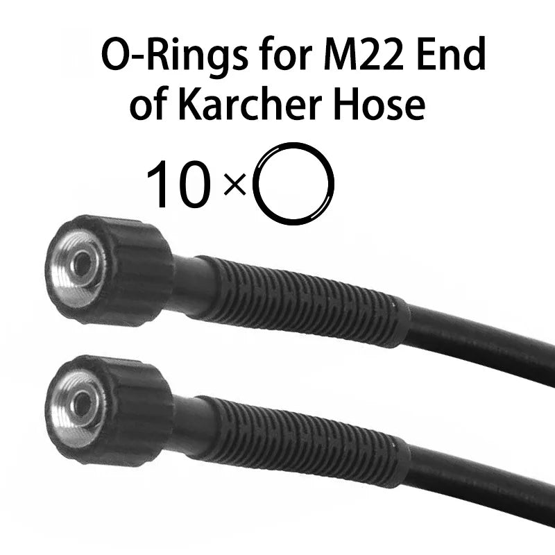 30 Pcs Seal O-Ring For Karcher K2 K3 K4 K5 K6 K7 Gasket Washer Lance Hose Nozzle Brush Spare Parts 2.640-729.0 NBR O-Rings