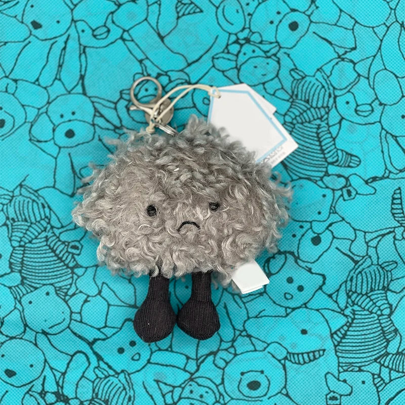 Muffin Plush Toy, Mini Cherry Charm, Jellyfish Plush Toy, Watermelon, Sunflower, JC Sour Pickle Bag Charm