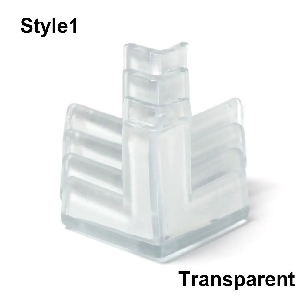 4PCS Soft Desk Safety Anticollision Strip Corner Guards Table Corner Protector Edge Protection
