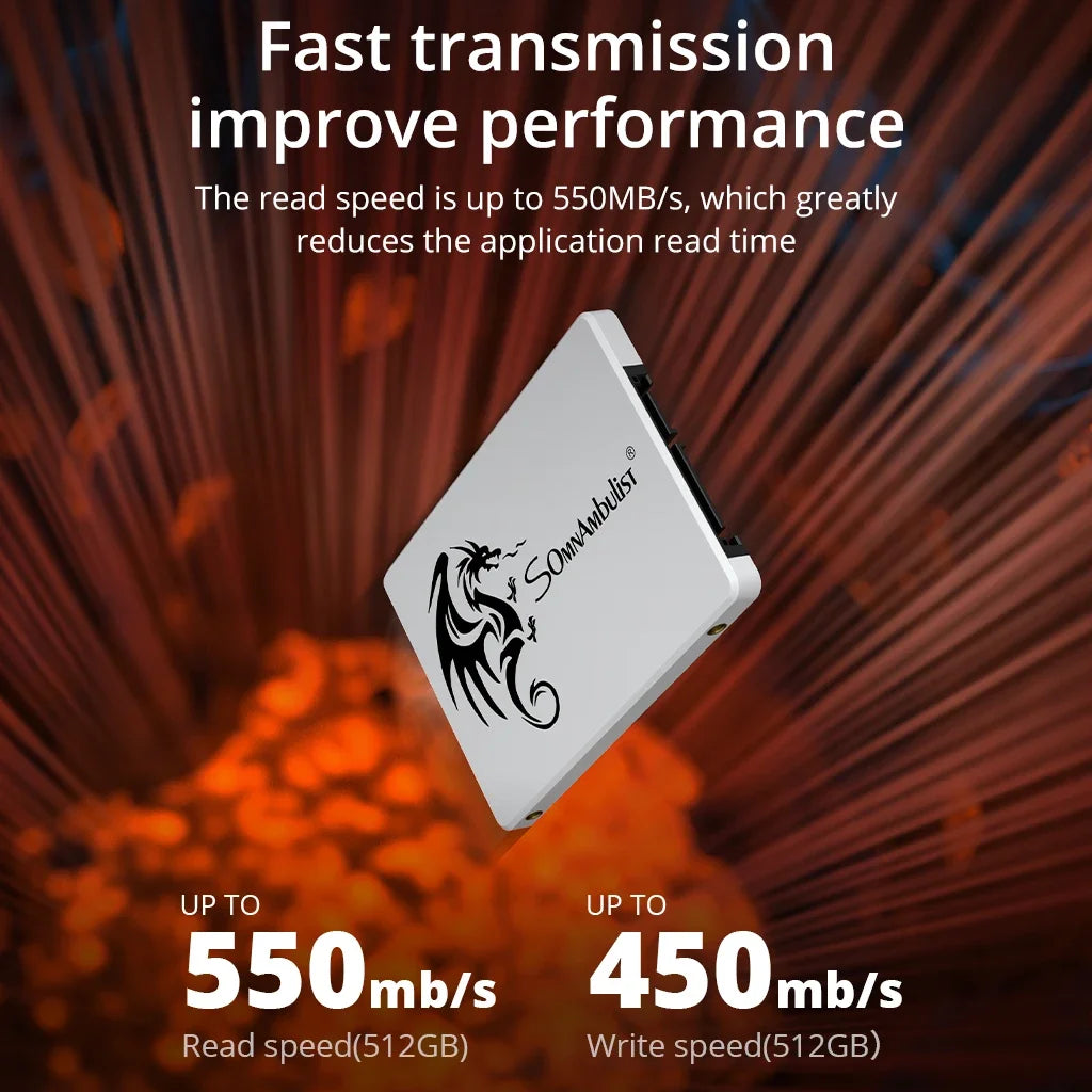 2.5 SATA3 Internal SSD SomnAmbulist 120GB 240GB 480GB 960GB 128GB 256GB 512GB 1TB 2TB Solid State Drive For Desktop Laptop