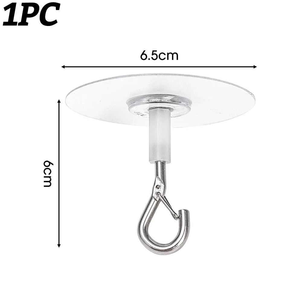 10Pcs Self Adhesive Ceiling Hooks Wall Mounted Hanging Basket Hooks Plant Flower Pot Hanging Rack Home Heavy Duty Storage Tools
