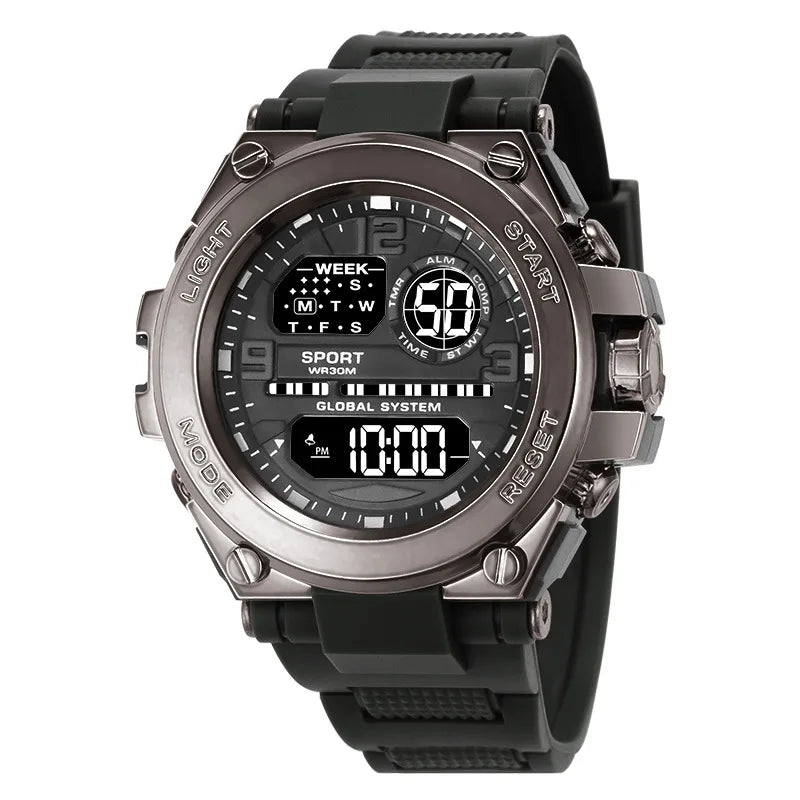 Multifunction Fashion Men's Outdoor Sport Watch Luminous Alarm Clock Men LED Digital Watch Waterproof Electronic Wristwatch