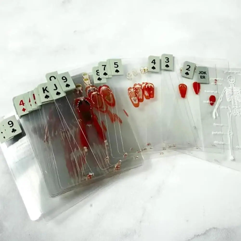 Full Skeleton Human Anatomy Playing Cards X-Ray Designs The Body Deck Skeleton Mannequin Body Deck Educational Playing Cards Kit