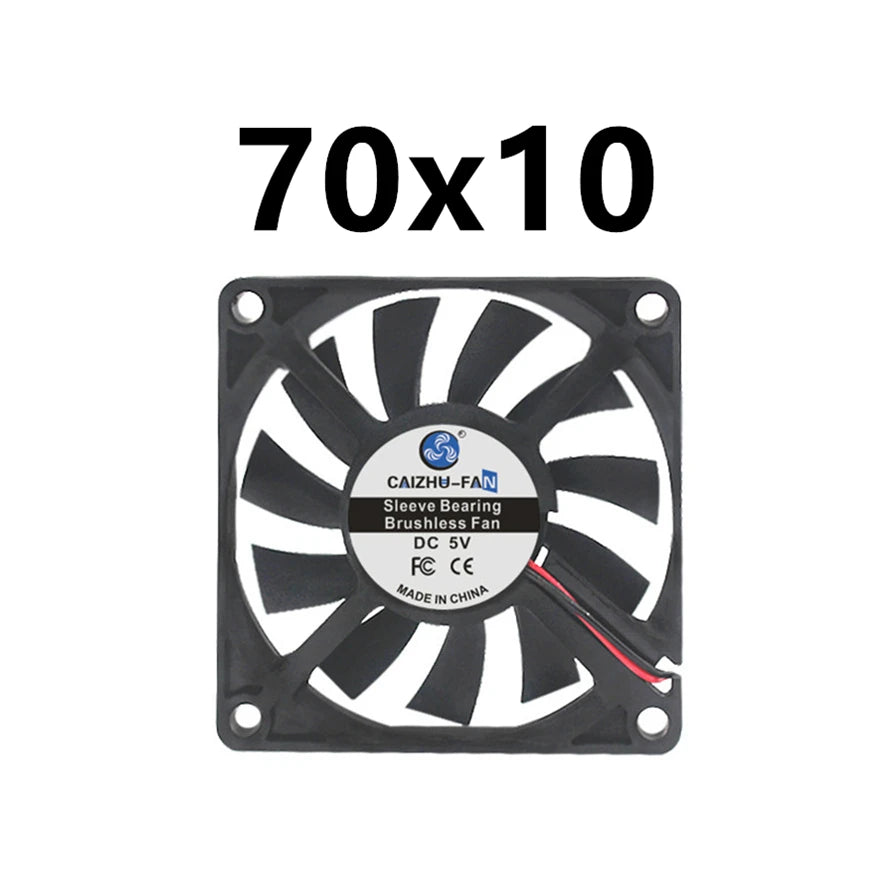 40MM 50MM 60MM 70MM 80MM 90MM 120MM Cooling Fan Brushless Motor Case Fan Quiet Fan 2PIN
