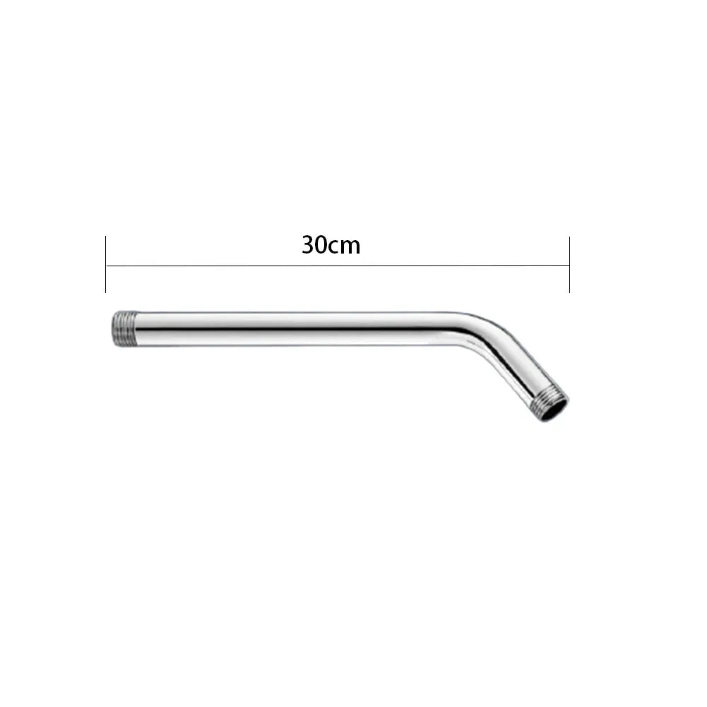 1PC Shower Head Extension Arm Wall Mounted Tube Rainfall Shower Tube Extend Pipe Water-saving Faucet Regulator Stainless Steel