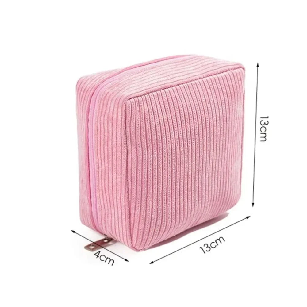 Large Capacity Sanitary Pads Bag Cosmetics Lipstick Storage Bag Cosmetic Bag Multipurpose Mini Data Cables Organizer Travel