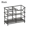 Multi-function Stainless Steel Rustproof Bathroom Toothbrush Holder Cosmetics Vanity Countertops Storage Rack