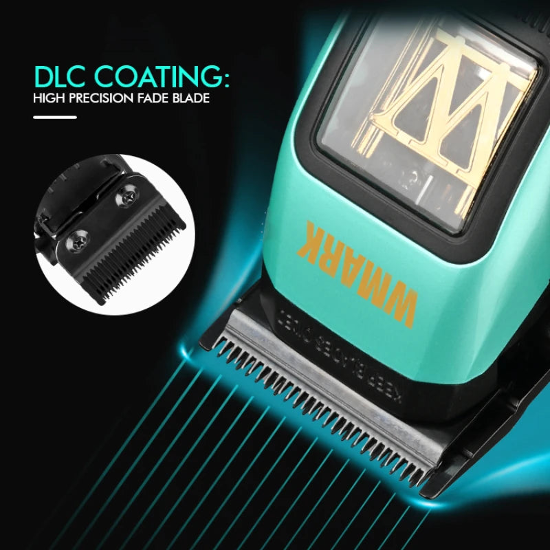 New Electric Hair Trimmer WMARK NG-X1 POLAR Magnetic Levitation Vector Electromechanical Clipper Professional Hair Clipper