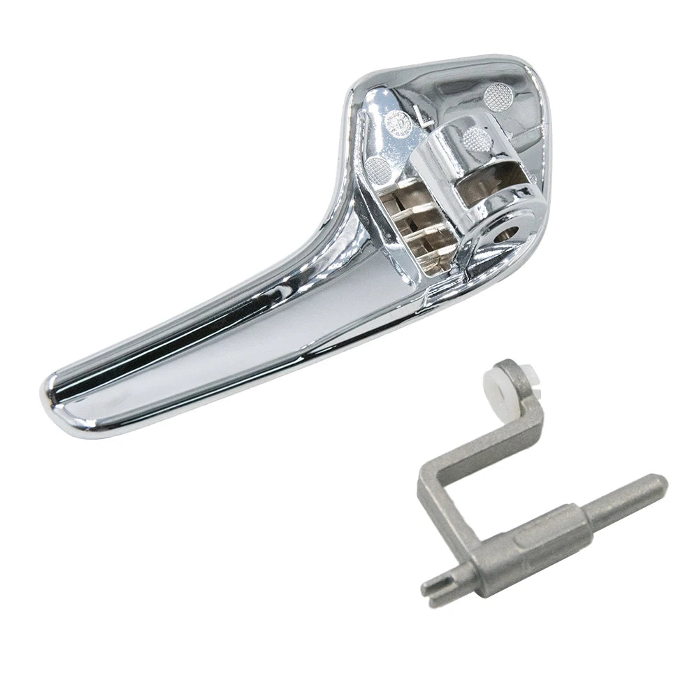 Aluminum Plated Plastic Stainless Interior Door Handle For Opel Corsa D 2006-2014 13297814 13297813 Left Right Doors