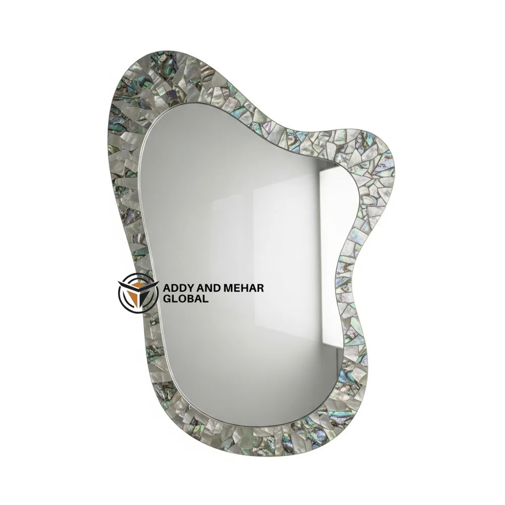 Luxury Square Art Deco Wedding Wall Mirror Handmade MDF Mosaic Eco-Friendly 5mm Thick Framed Decorative for Premium Home Decor
