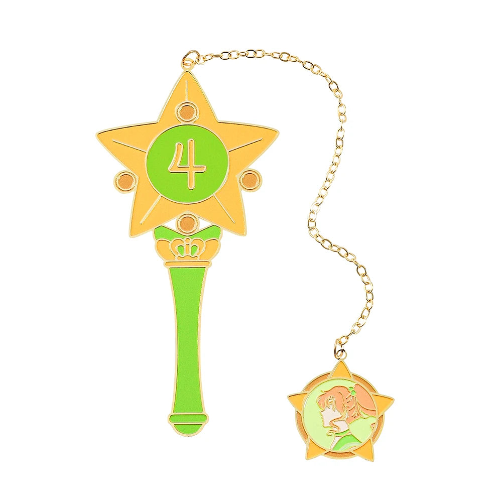 5 Style Beautiful Girl Soldier Book Mark Anime Girl Fan Collection Metal Bookmarks Gift for Book Lovers Women Reading Marker