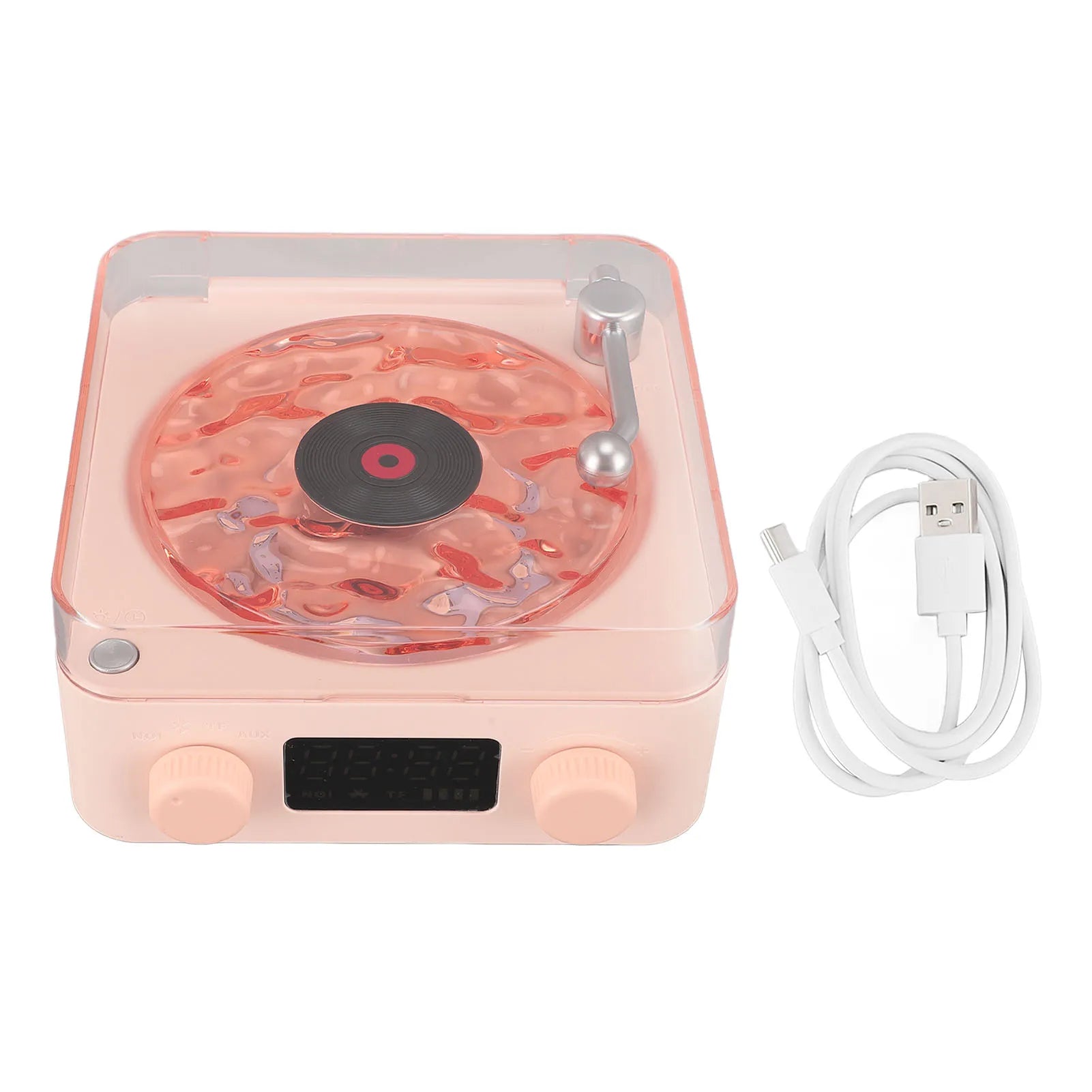 Record Player  Speaker Stereo Sound Multifunction Support Memory Card Portable Bluetooth Speaker for Living Room