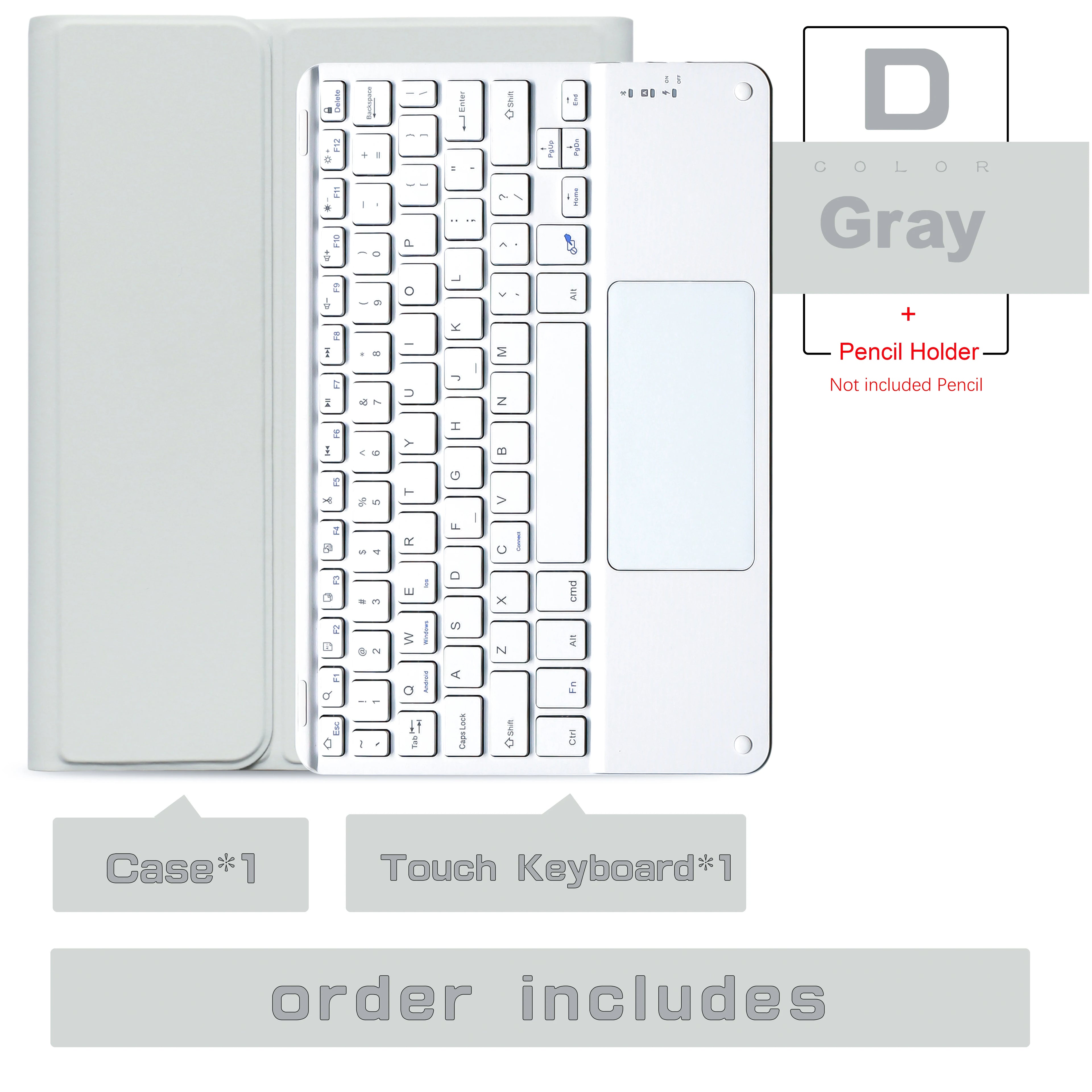Keyboard Wireless Mouse Magic For iPad Pro 13 11 Case M5 M4 2026 M3 Air 13 11 5 4 10.2 9 8 7 Generation Case Bluetooth Keyboard