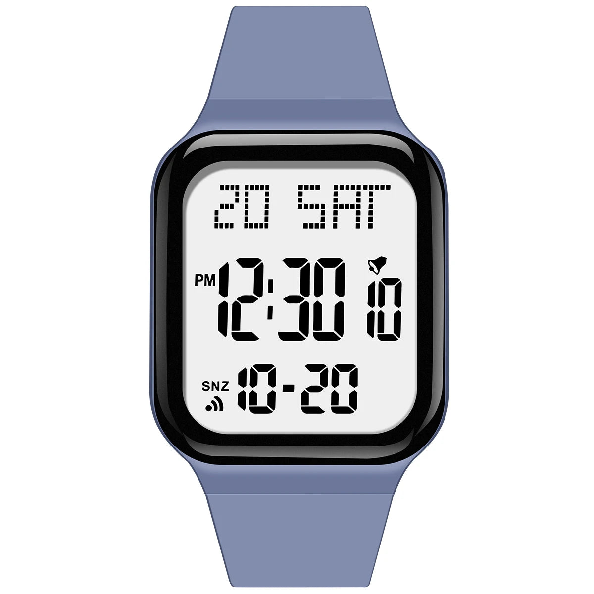 High School Student Men's Sports Watch Multifunctional Waterproof Alarm Watch LED Digital Electronic Watch Couple Watch