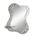 Luxury Square MDF Handmade Art Deco Framed Wall Mirror with Eco-Friendly Wedding Decor for Premium Home Decor