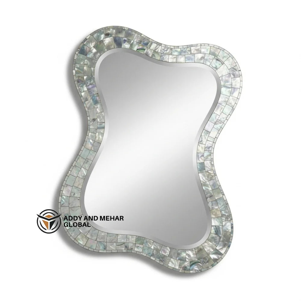 Luxury Square MDF Handmade Art Deco Framed Wall Mirror with Eco-Friendly Wedding Decor for Premium Home Decor