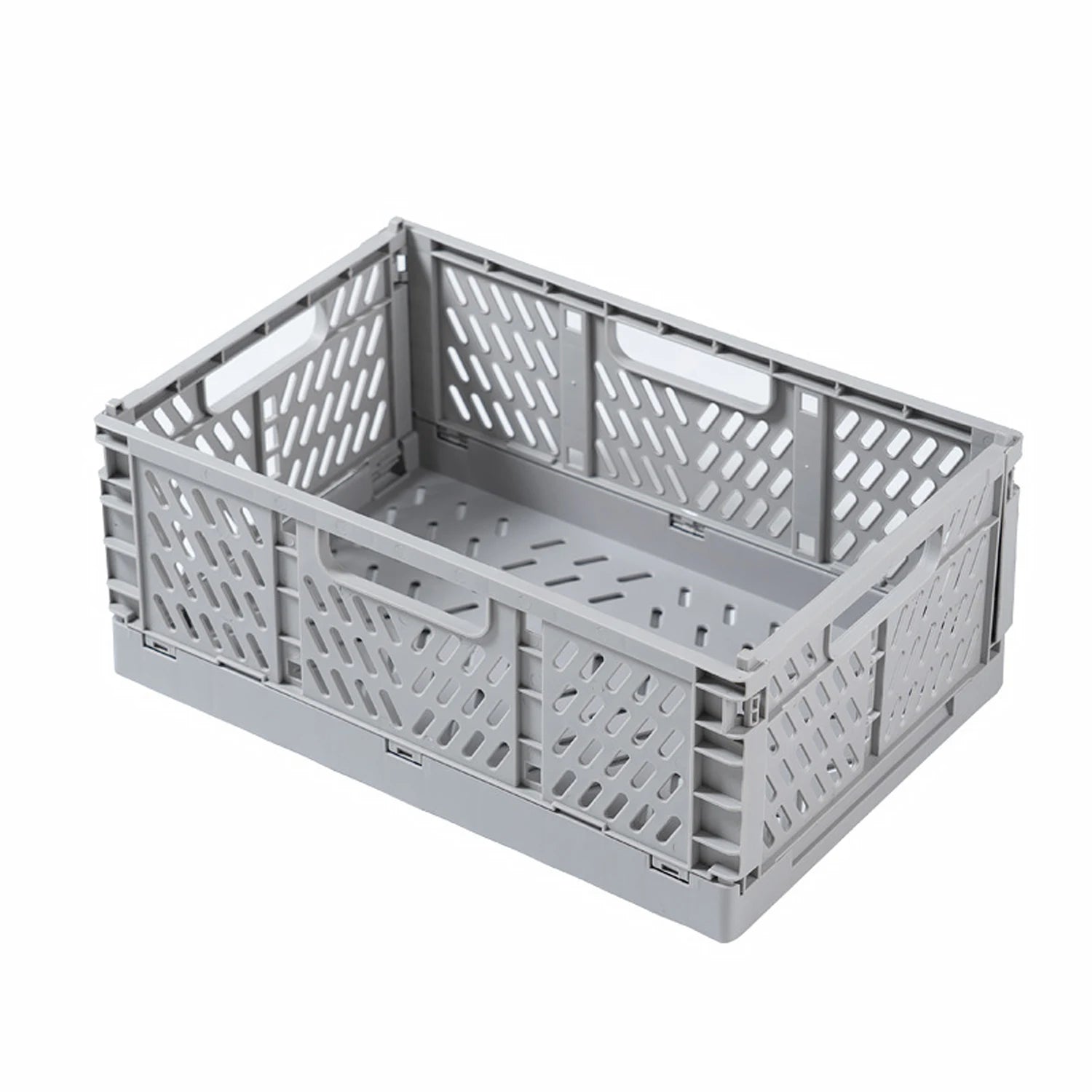 New Arrival Foldable plastic storage basket, desktop stackable storage basket, snack storage box, living room storage box