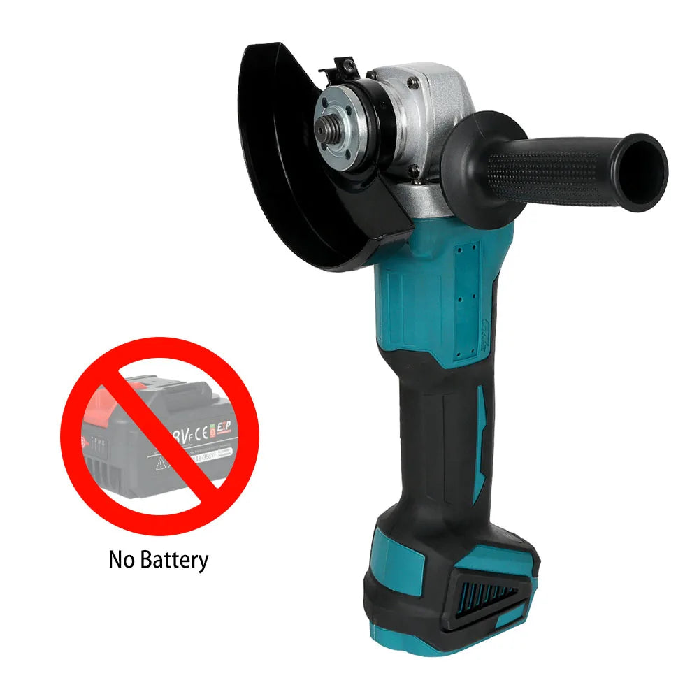 125MM M14 Brushless Impact Angle Grinder Hand Cordless Polishing Grinder Machine DIY Cutting Power Tool For Makita 18V Battery