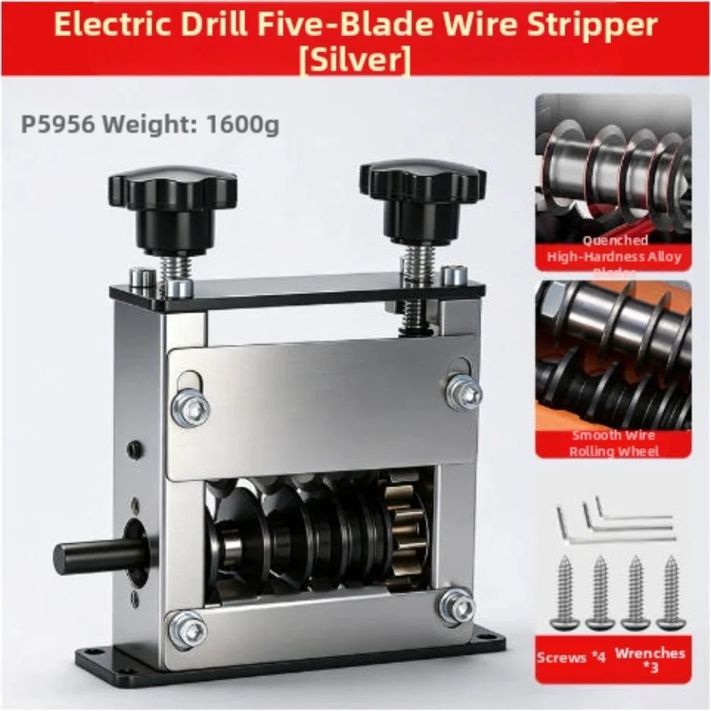 Manual Dual-drive Wire Stripper, Suitable For Precise Cutting And Stripping Of 1-17mm Scrap Wire And Copper Wire Cables