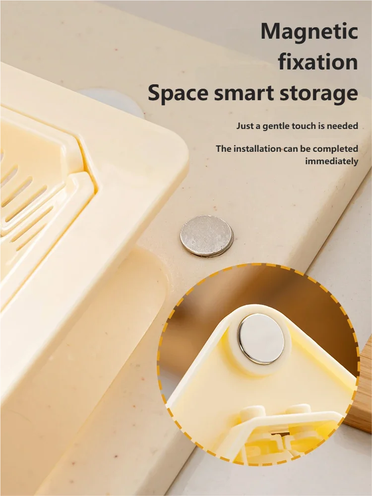 Storage Container Capacity Suction Cup Kitchen Sink Strainer Basket with Simple Installation Corner Sink Trash for Kitchen