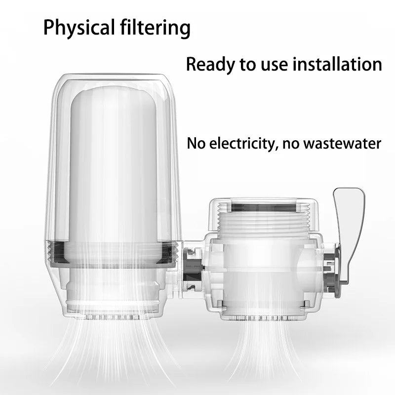 Tap Cement Sand Residual Chlorine Water Purifier Ceramic Activated Carbon Household Kitchen Universal Faucet Pre-filter