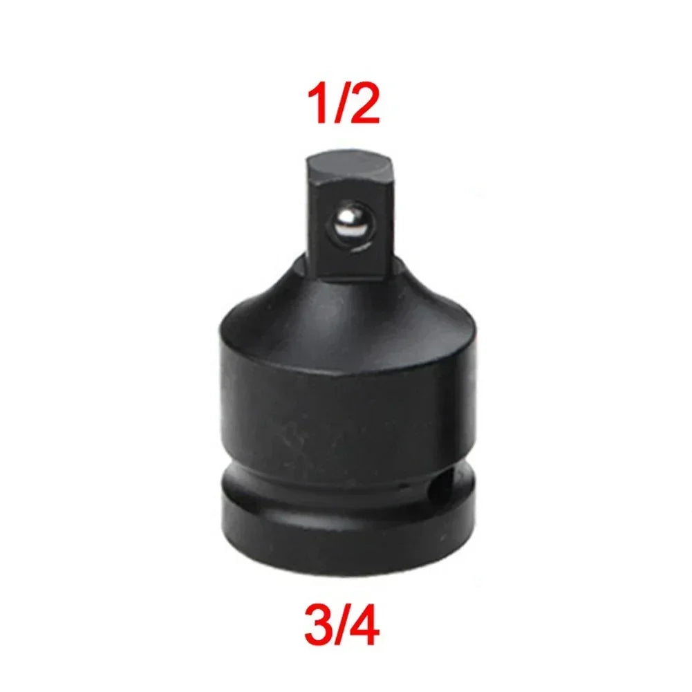 Air Impact Wrench Socket Adapter Converter Ratchet 1/2" To 3/4" 1/2" To 3/8" 3/4" To 1/2" Adapter Black Durable