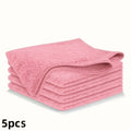 5-50Pcs Light Pink Microfiber Kitchen Towels Super Absorbent Soft Durable Cleaning Cloths Glass Countertops Pans Bowls Faucets