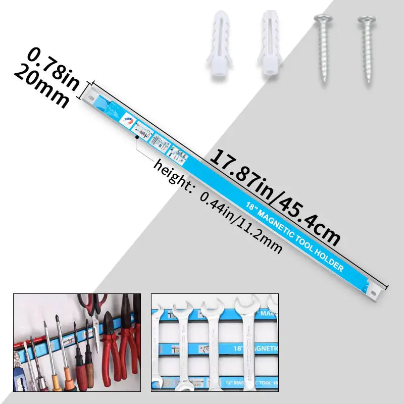 Strong magnetic tool rack hardware kitchenware and iron products storage magnetic force rack magnetic magnet magnetic strip