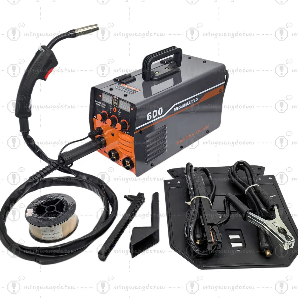 2025 New Model 220V MIG Welders Portable IGBT Inverter Arc Welder USB 3 In 1 Gasless MIG/MMA/LIFT TIG Welding Machine 600 Amp
