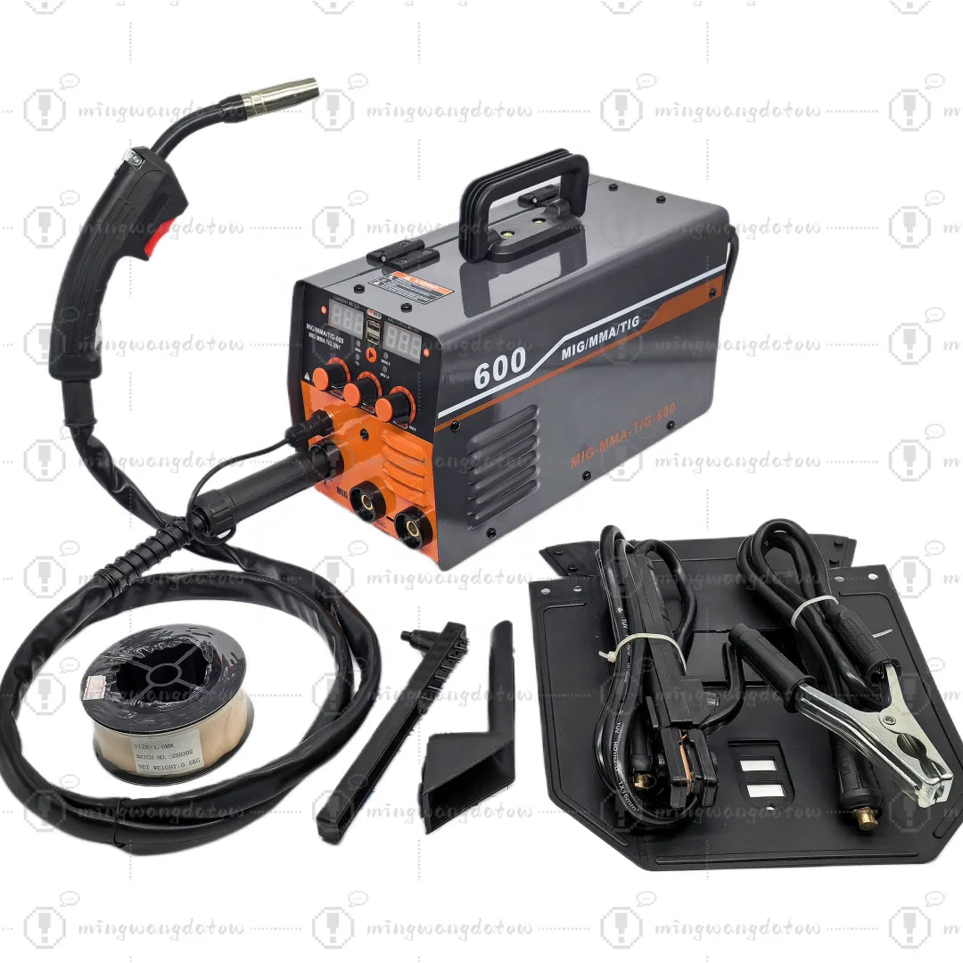 2025 New Model 220V MIG Welders Portable IGBT Inverter Arc Welder USB 3 In 1 Gasless MIG/MMA/LIFT TIG Welding Machine 600 Amp