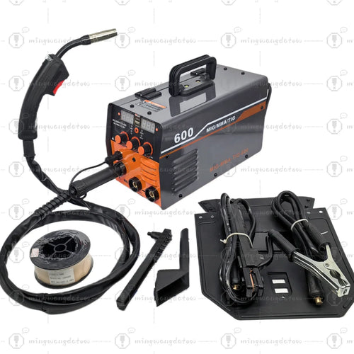 2025 New Model 220V MIG Welders Portable IGBT Inverter Arc Welder USB 3 In 1 Gasless MIG/MMA/LIFT TIG Welding Machine 600 Amp