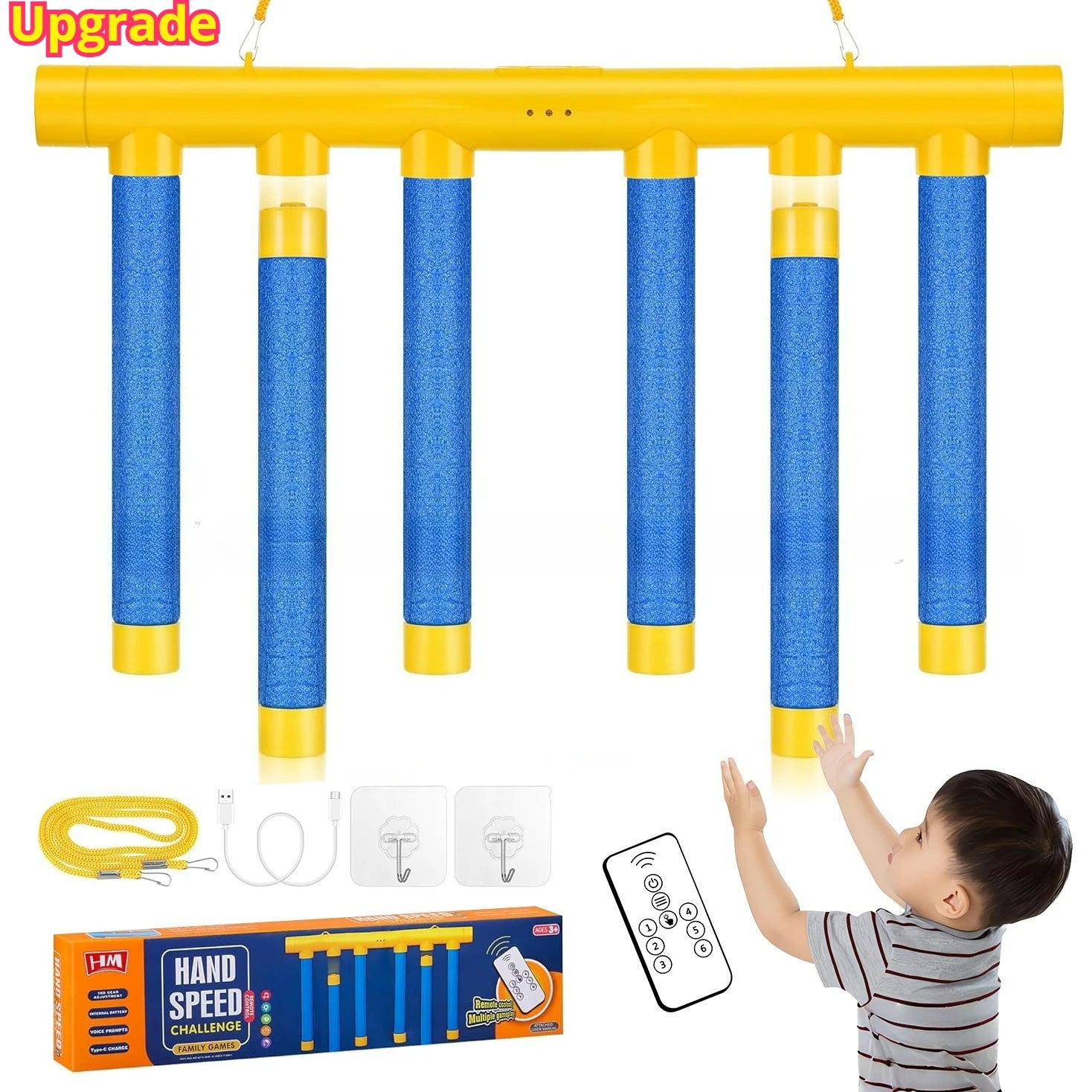 Reflex Game Challenge Catching Sticks Game Drop Catch Win Reaction Training Toy Speed Adjustable Parent-Child Interactive Sport