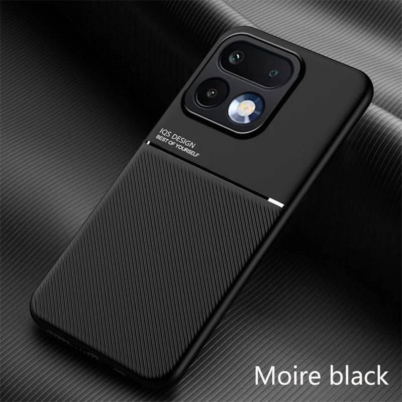 Soft Frame Cover For Realme 16 Pro 5G Case Leather Car Magnetic Holder Funda for Realme 16 Pro Plus 16Pro TPU Shockproof Coque