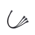 10.5 Inch 3 Way 4 Pin PWM Fan Splitter Cable For Computer ATX Case Cooling Fan